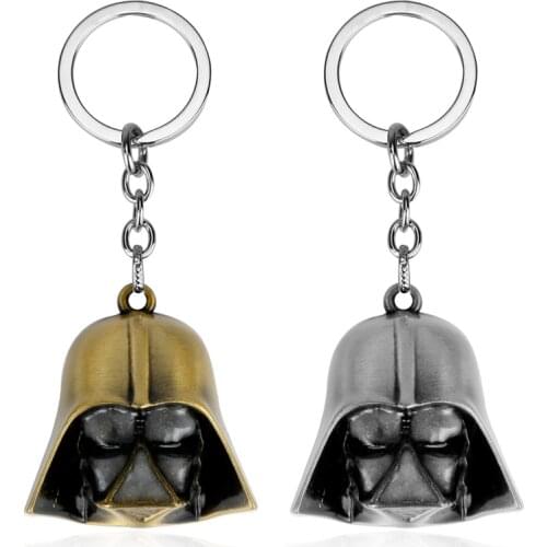 Star Wars 3D Darth Vader Mask Keychains Luminous Key Chain Keyrings for Unisex Gift Car Key Holder GLOW in the DARK Jewelry