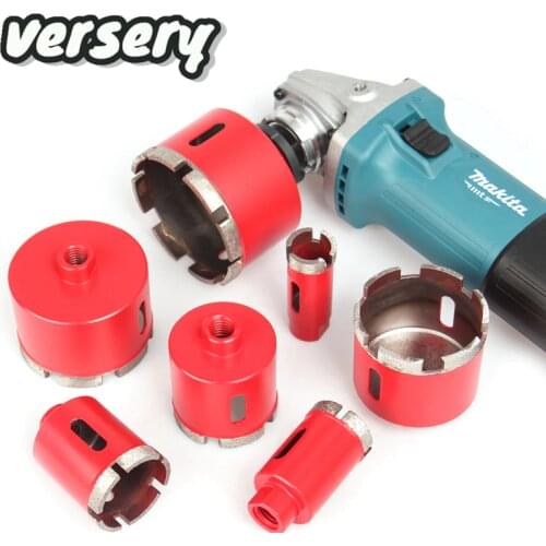 Free Shipping 20-85mm M14 sintering Core Bit Diamond Hole Saw Drill Bits for Marble Granite Brick Tile Ceramic Concrete Drilling