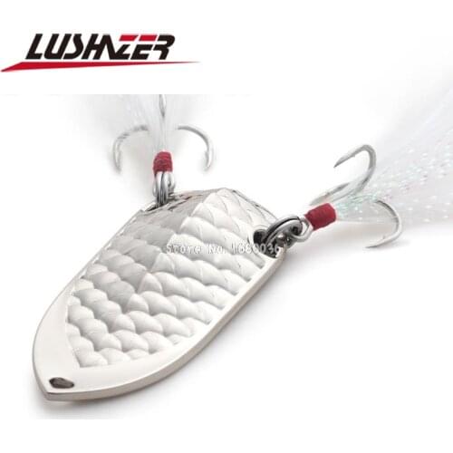 Free shipping fishing spoon bait metal lure gold silver 2.5g 10g 15g 20g boss lure fishing lures china hard lures