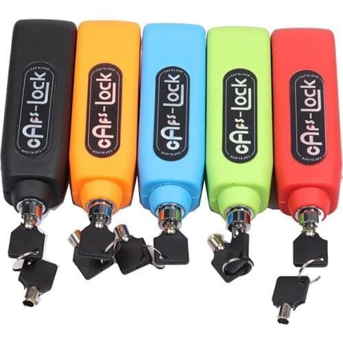 Motorcycle handlebar lock Brake Throttle Grip Security Lock Motorbike scooter handle safety Lock anti Theft Protection