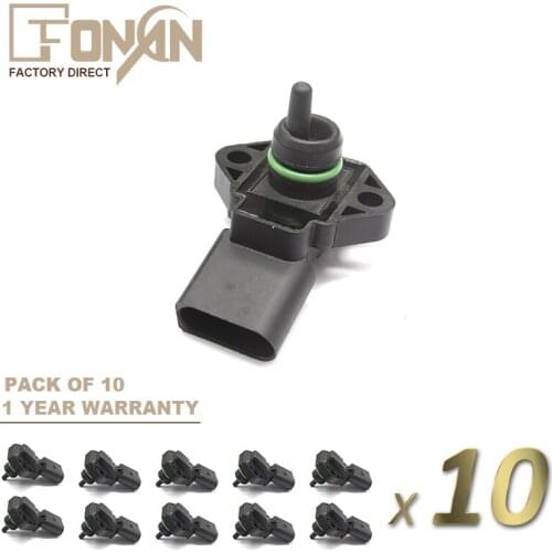 MAP Sensor 030906051A For GEELY BL VW CADDY GOLF POLO LUPO VENTO SEAT 1991-2004