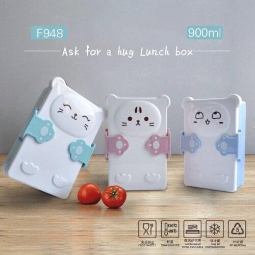 Kids Lunch Box Container Microwave School kids Lunch Boxes kids Bento lunch Box Leak-Proof Kid Fruit Snack Container