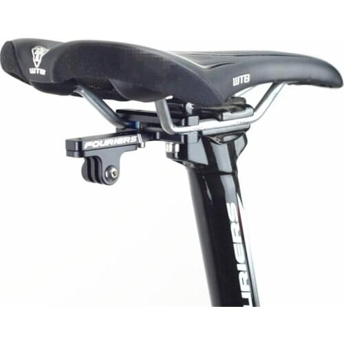 FOURIERS Suitable for use under a bicycle saddle. Secure the GoPro mounting seat or other matching motion camera
