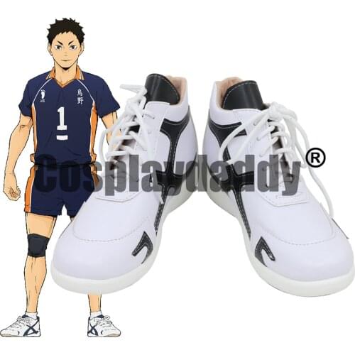 Haikyu!! Haikyuu!! Karasuno High School Volleyball Team Daichi Sawamura Asahi Azumane Anime Cosplay Sports Shoes Boots C006