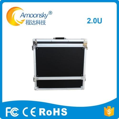 Alibaba express original factory flight case 2u for led video processor