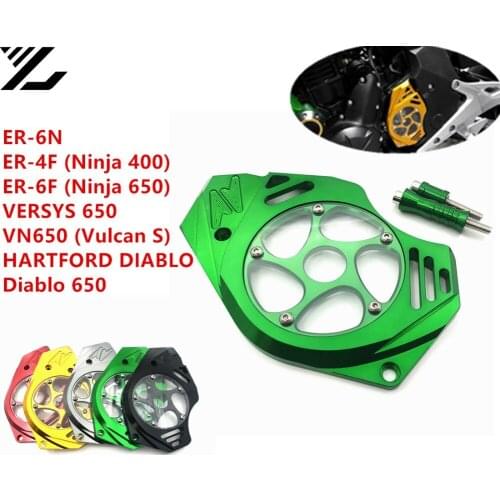 Motorcycle Front Sprocket Chain Guard Cover for Kawasaki ER6N ER6F ER4F VERSYS650 VN650 Ninja400 650 Vulcan S Diablo 650