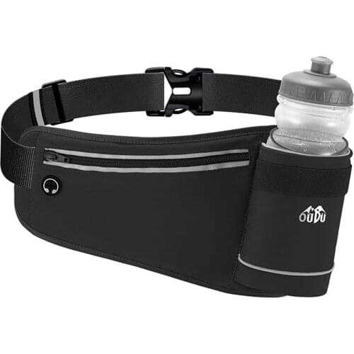 5 Colors Women Men Running Belt Bags Jogging Cycling Waist Pack Sports Runner Bag Water Bottle Holder