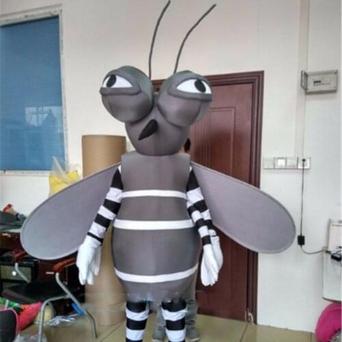 Happy Carnival Mascot Halloween Cartoon Soil Mosquito Cosplay Performance Costume Adult Use Birthday Advertisement Parade Set