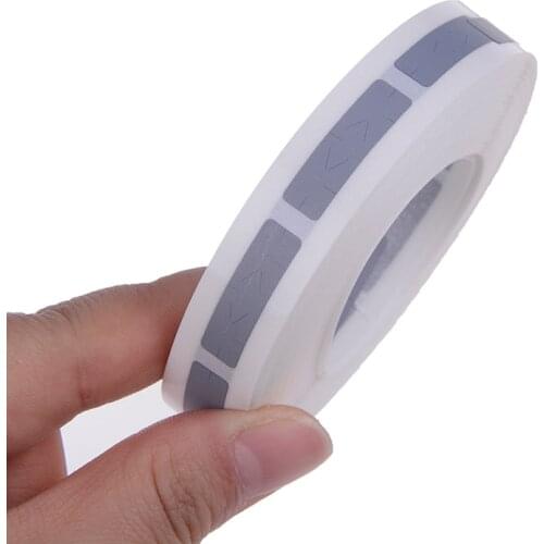 Silver rectangle adhesive scratch off labels stickers cards tickets