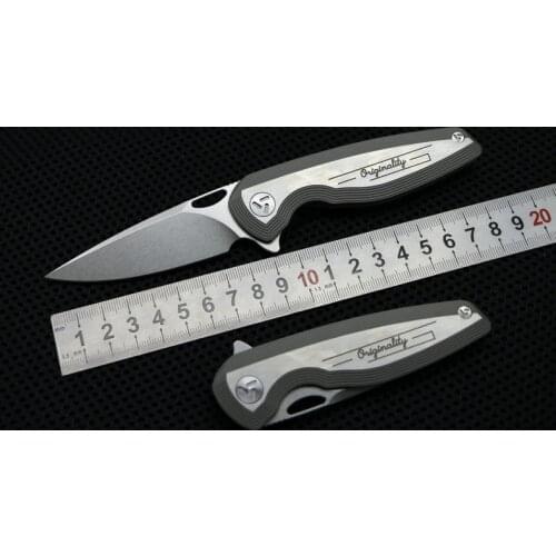 TIGEND Maker 2 Flipper folding knife S35VN Titanium handle ball bearing camping hunt knives outdoor EDC tools