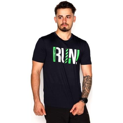 RUN Style Breathable Fabric Sports T-Shirt