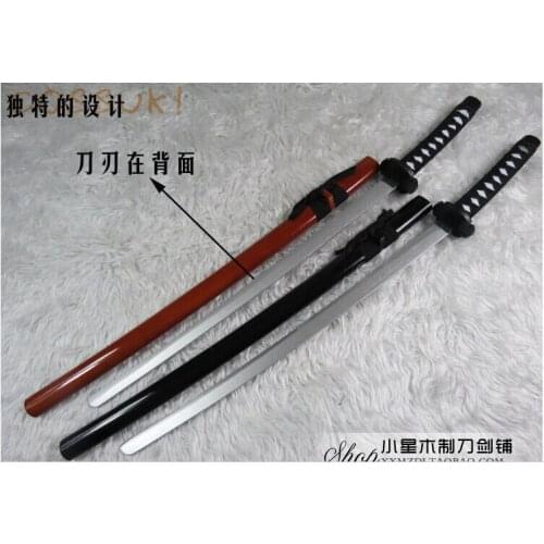 Touken Ranbu Online Yamatonokami Yasusada Katana Wooden 100CM Long Cosplay Prop Samurai Sword
