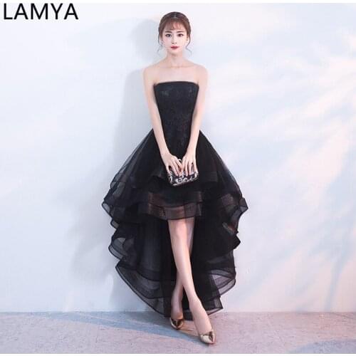 LAMYA Vintage Long Prom Dresses Boat Neck Appliques A Line Banquet Lace Evening Party Gown Beading Vestido De Festa