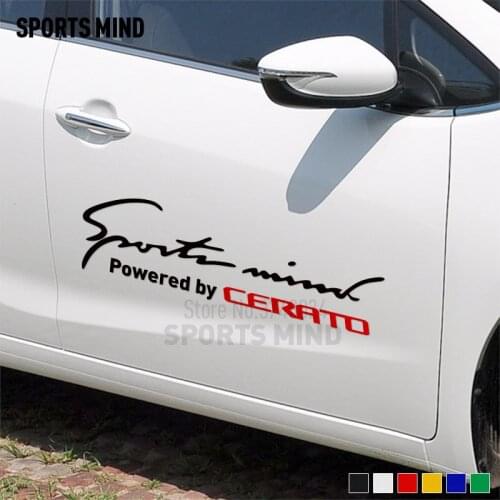 10 Pieces Customizable Sports Mind Car Sticker Decal Automobiles Car Decoration Car Styling For Kia Cerato K3 Car Accessories