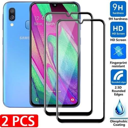 2 pcs samsunga40 Full Screen Protector Protective Glass for Samsung Galaxy A40 A41 A42 5G Glas Tempered Film on A405f M 40 A 41