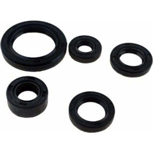 5pcs Motorcycle Full Complete Engine Oil Seal Gear Shaft Seal Rubber For Suzuki GN125 GS125 Oil Seal Spare Parts