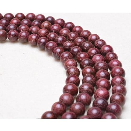 MOFRGO Natural Wood 8MM Beads For Jewelry Making Handmade Fine Polishing DIY Bracelet Necklace Mala Accessories Dropshipping