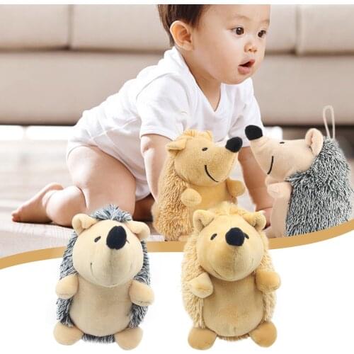 Childrens Puzzle Toys Pet Sounding Toy Little Hedgehog Dog Puzzle Chewing Toy Plush Hedgehog