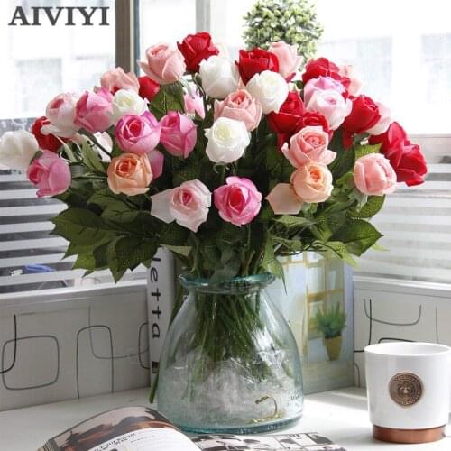 Artificial Latex rose Flowers for Wedding Real Touch Flower roses Home decorations Wedding Party supplies