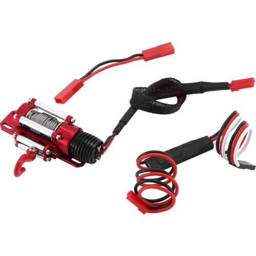 Winch and Remote Controller Receiver Cable for 1/10 TRX4 Defender SCX10 D90 90046 Universal RC Crawler Car Parts Accessories