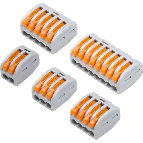 10-20pcs wire Connector 12awg electrical fast home improvement cable Connecter push in Wire connector splicing terminal block