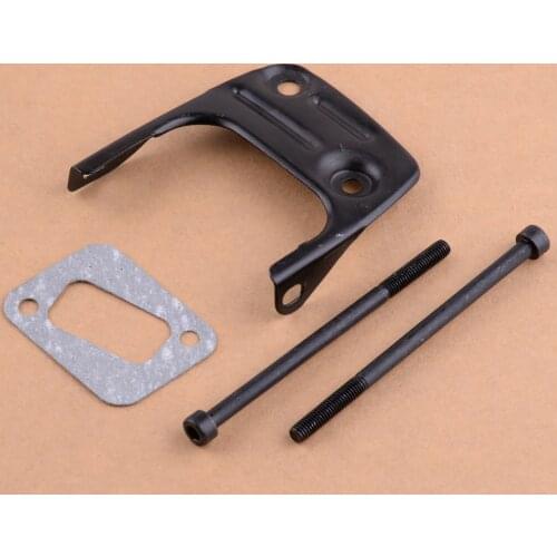 LETAOSK Muffler Bracket Bolt Gasket Kit Fit for Husqvarna 350 353 346XP 345 340 Chainsaw Spare Parts