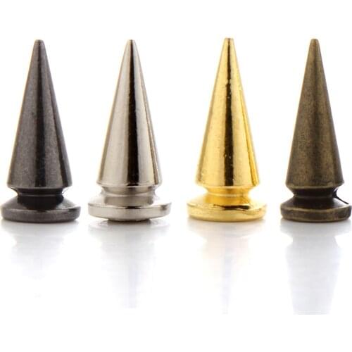 50PCS 25mm DIY Metal Screw Back Spots Tree Spikes Studs, used for Leather Craft,Jeans,Hats,Shoes,Punk Jewelry Making Findings