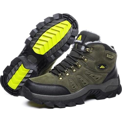 Men Hiking Shoes Winter Mountain Climbing Boots Sport Trekking Camping Shoes