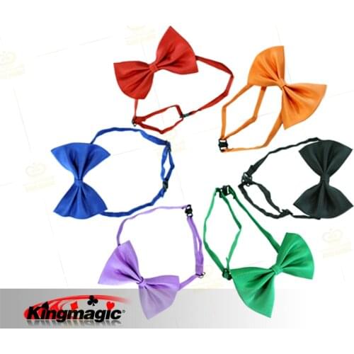 2018 New Quick Change Bow Tie Magic Tricks Toys Stage Magic Props Bow Tie Discolor Magic Funny Gimmick