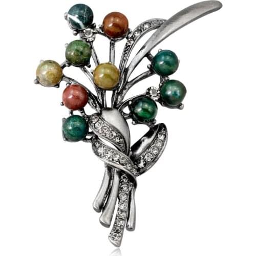 New Trend Vintage Brooches for Lady Small Tree Woman Brooch Coat Pin Wholesale Metal Girls Jewelry Gifts Brooches Wholesale