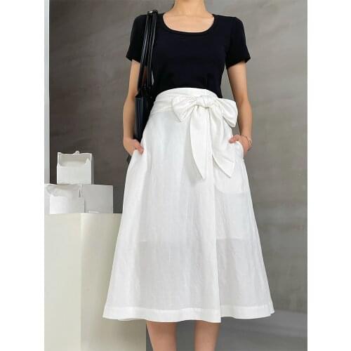 OEUVREY EST 1999 High Waist Skirts For Women