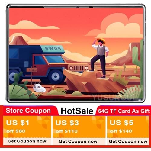 New Android Play Store 10 inch Tablet Pc Android 9.0 4 Core Google Market 3G Phone Call Dual SIM Card CE Brand WiFi 10.1 Tablets