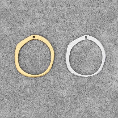 4PCS Aluminum Alloy Tone Round with Sequin Paillettes Pendant for Necklace Jewelry