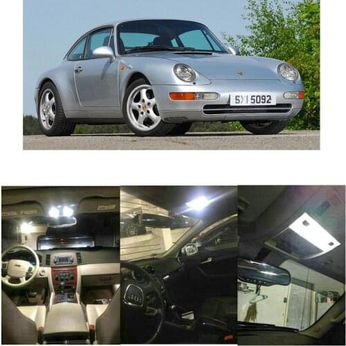 LED interior lighting complete set For Porsche 993 (911) Carrera Coupe Cabrio Targa Turbo