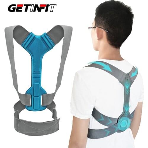 Getinfit Adjustable Posture Corrector Corset Back Brace Back Belt Lumbar Support Straight Corrector for Children Men Women