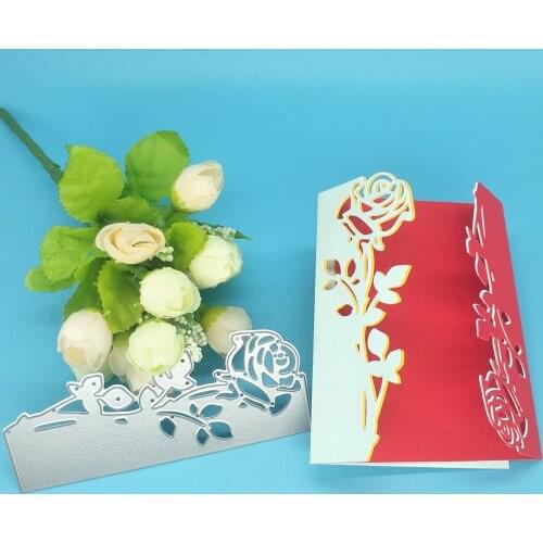 Roses, flower hollow photo album metal cutting die, scrapbook, photo album decoration, DIY crafts