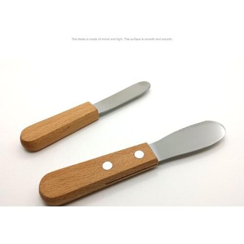 2pc/lot Stainless Steel Cheese Butter Spatula knifes for Kids Sandwich Slicer Knife Cutter Safety Kitchen Tool Accessories
