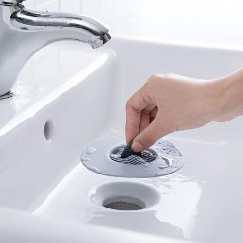 Shark shape floor drain TPR material plug sewer pool silicone bathtub wash basin leak plug