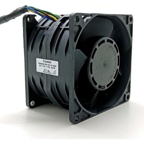 VG80561BX-Q110-S9H 8056 High Speed CFM Cooling Fan Dual Ball Bearing 80mm X 56mm Motor Car Booster