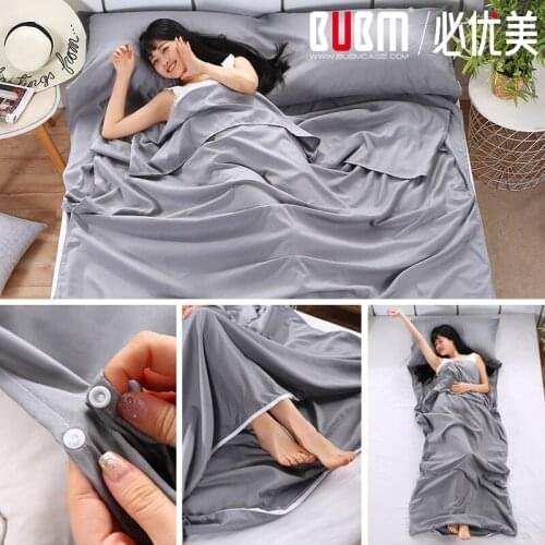 BUBM Lightweight Outdoors Sleeping Bag Liner,Travel Camping Sheets Sleep Sack,Ideal for Traveling, Hotels, Camping, Backpacking