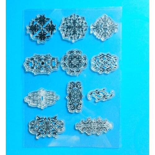 YLCS191 Flowers Silicone Clear Stamps For Scrapbook DIY Album Paper Cards Decoration Embossing Folder Craft Rubber Stamp 11*16cm