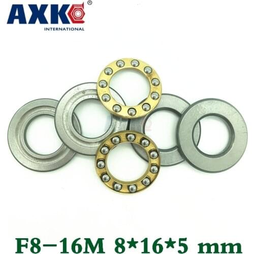 10pcs/lot F8-16m 8mm X 16mm X 5mm 8x16x5 Mm Axial Ball Thrust Bearing Brand New Abec1