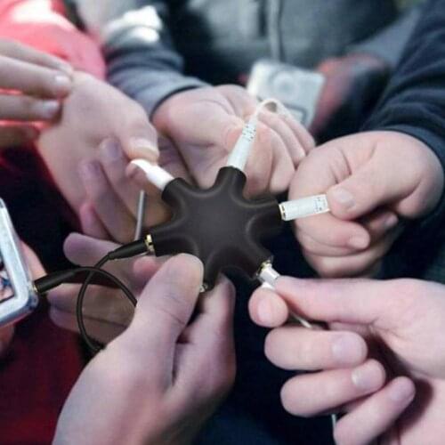 Audio Converter 3.5mm Earphone Headphone Audio Splitter Cable Connecting MP3 Phone Port For Tablet Headphone Male MP4 Male I6Z6