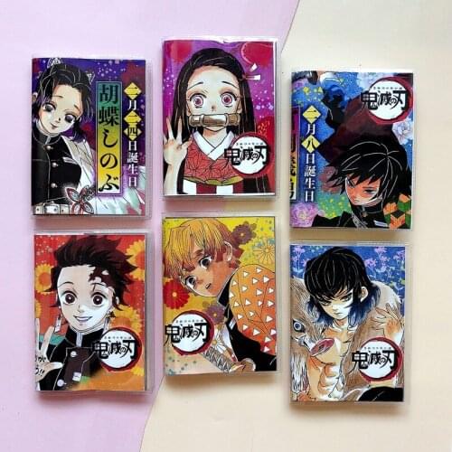 Demon Slayer Notebook Small Hand Account Book Student Tally Book Student Stationery Writing Pads Office School Supplies Anime