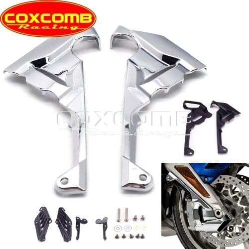 Motorcycle ABS Front Caliper Case Cover Airflow Cooling Case Guards For Honda Goldwing GL 1800 Gold Wing Tour DCT Airbag 2018-19