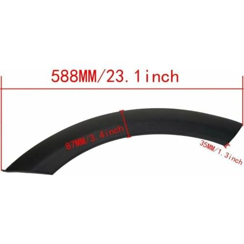 Black Front Wheel Left And Upper Right Fender Arch Cover Trim For Mini Cooper 2002-2008 Car Front Wheel Protector Accessory