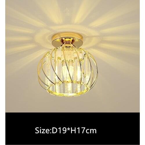 Crystal aisle lamp crystal ceiling lamp