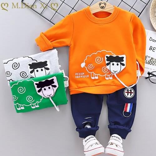 Children Clothing Sets Autumn Winter Baby Boys Girls Clothes Long Sleeve Sweatshirts Casual Tracksuit Suits Toddler Boys Clothes