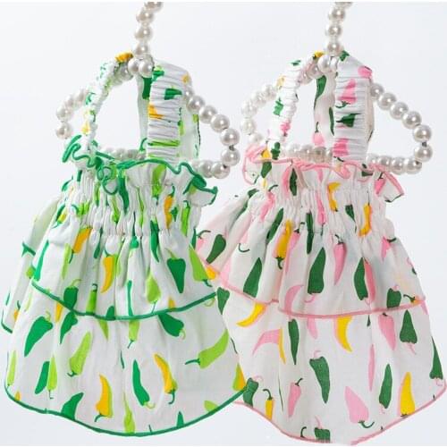 Summer Dog Dress Cat Skirt Puppy Doggie Apparel Chihuahua Yorkshire Pomeranian Shih Tzu maltese Poodle Bichon Pet Clothing XXS