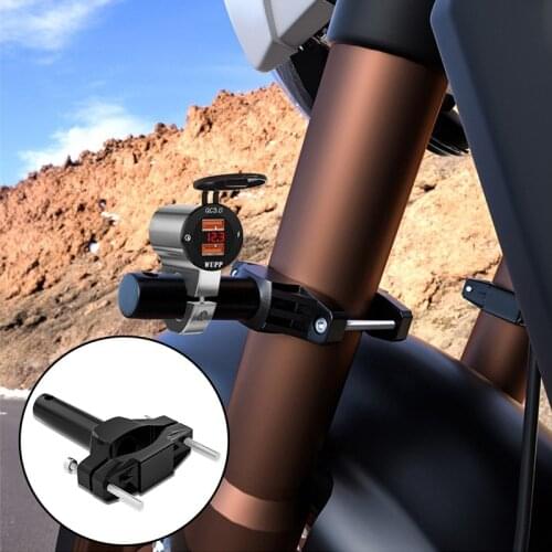 Modified Headlight Stand Universal Mount Spotlight Extension Pole Frame Support Extension Holder Bracket for Motorcycle Bumper